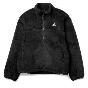 Nike ACG Canwell Glacier Therma Fit ADV Windproof Full Zip Black Jacket LARGE